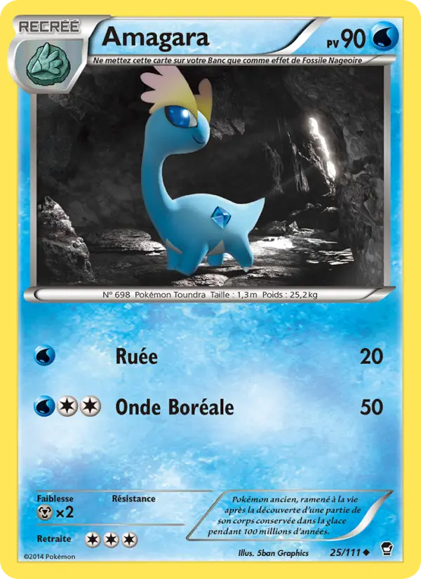 Scan HD carte Pokémon Amagara 25/111 — Poings Furieux