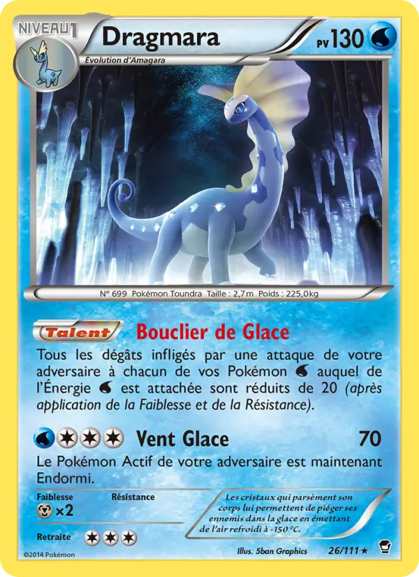 Scan HD carte Pokémon Dragmara 26/111 — Poings Furieux