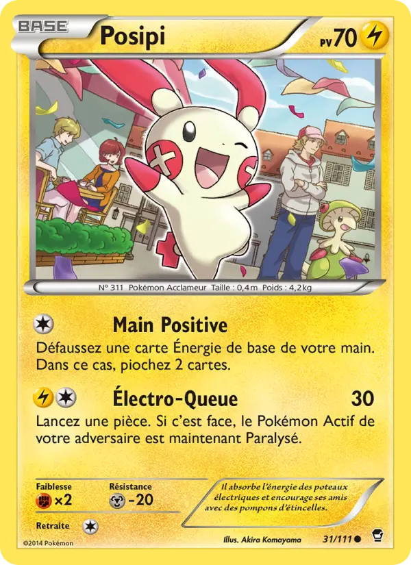 Scan HD carte Pokémon Posipi 31/111 — Poings Furieux