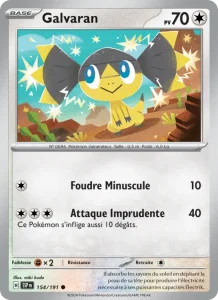 Carte Pokemon Galvaran 154/191 Étincelles Déferlantes