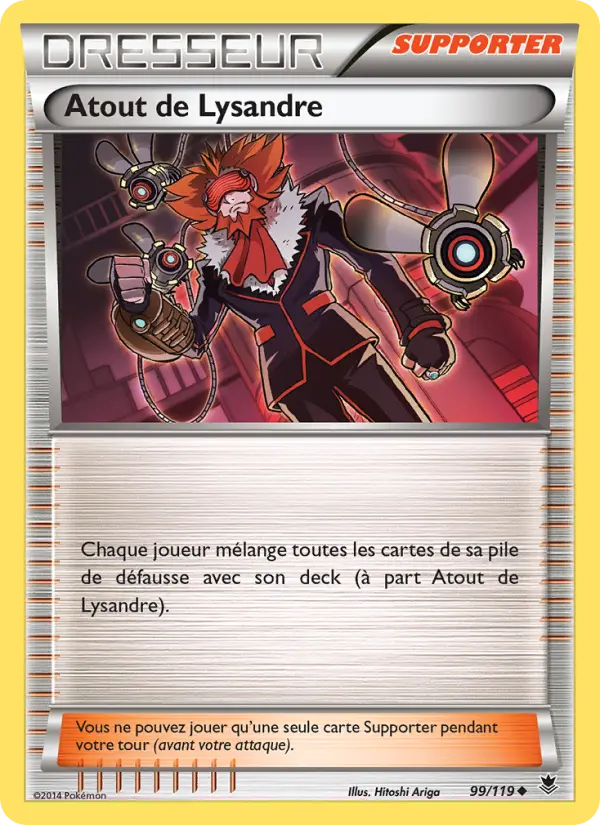 Scan HD carte Pokémon Atout de Lysandre 99/119 — Vigueur Spectrale