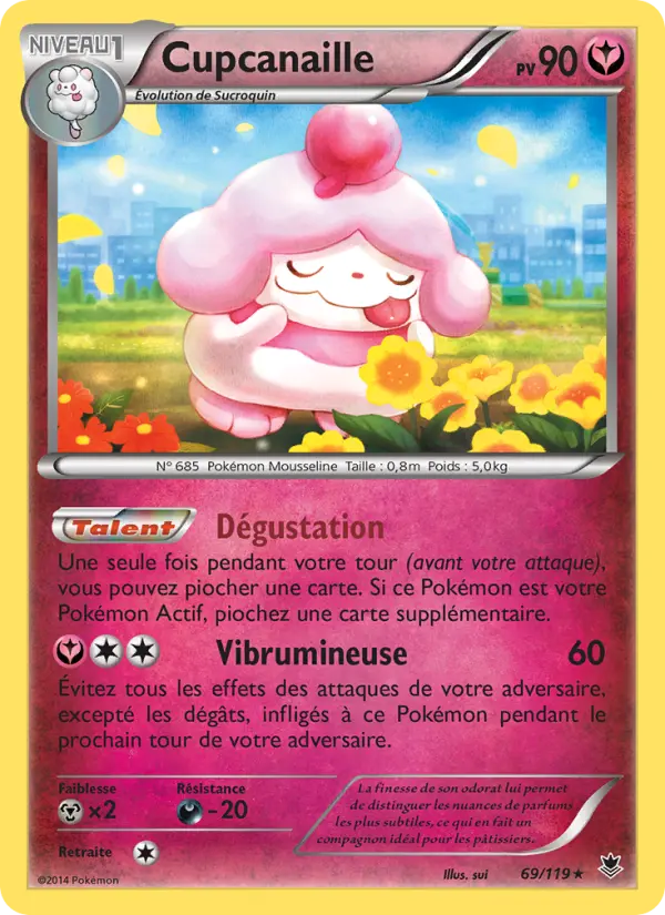 Scan HD carte Pokémon Cupcanaille 69/119 — Vigueur Spectrale