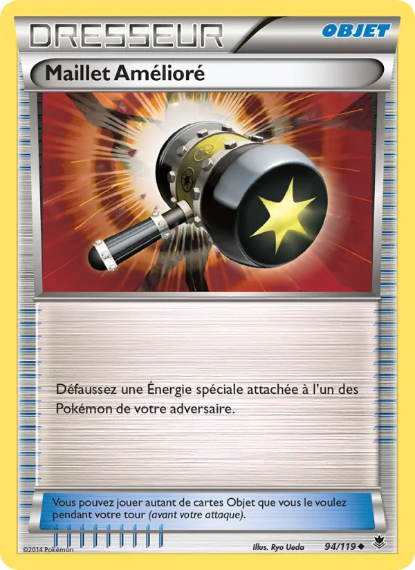 Scan HD carte Pokémon Maillet Amélioré 94/119 — Vigueur Spectrale