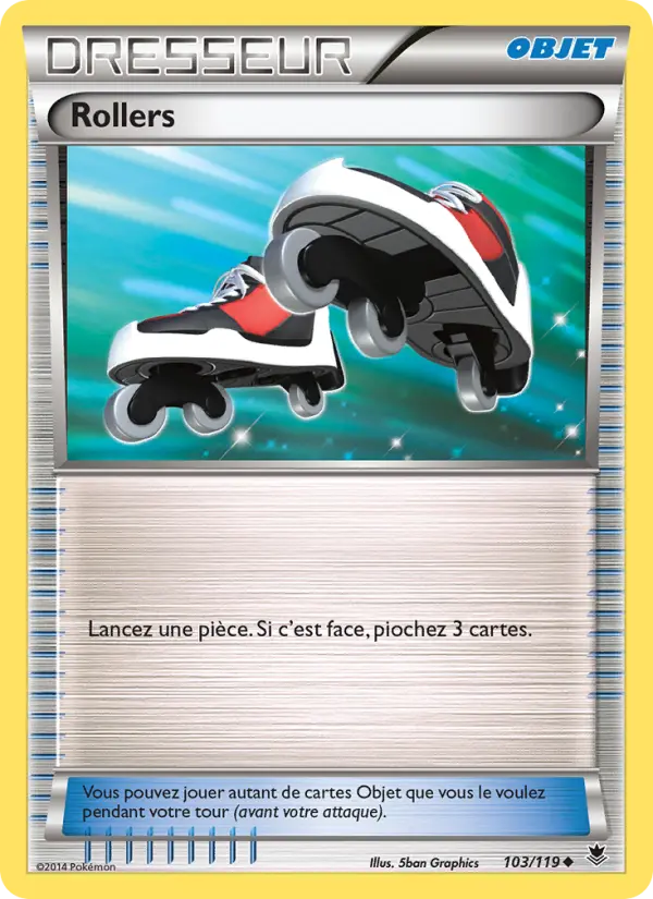 Scan HD carte Pokémon Rollers 103/119 — Vigueur Spectrale