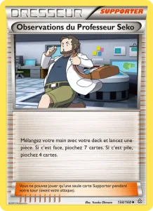 Carte Pokemon Observations du Professeur Seko 134/160 Primo-Choc