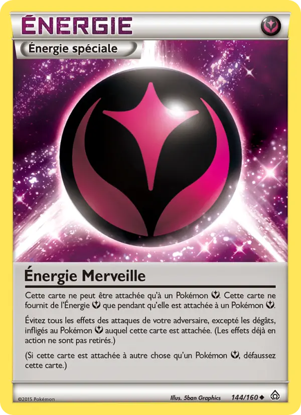 Scan HD carte Pokémon Énergie Merveille 144/160 — Primo-Choc