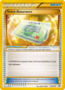 Carte Pokemon VulnéAssurance 164/160 Primo-Choc