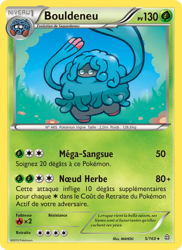 Scan HD carte Pokémon Bouldeneu 5/160 — Primo-Choc