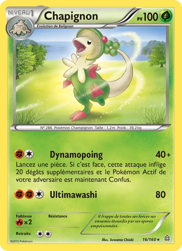 Scan HD carte Pokémon Chapignon 16/160 — Primo-Choc