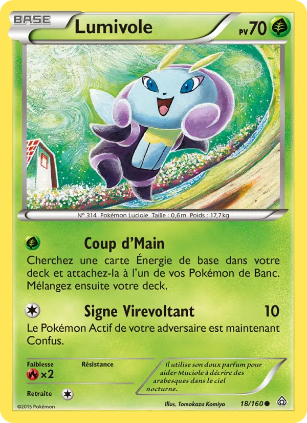 Scan HD carte Pokémon Lumivole 18/160 — Primo-Choc