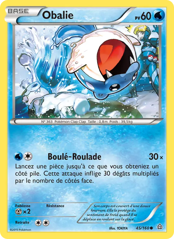 Scan HD carte Pokémon Obalie 45/160 — Primo-Choc