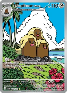 Carte Pokemon Triopikeur d'Alola 208/191 Étincelles Déferlantes