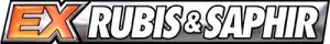 Logo collection Pokemon EX Rubis & Saphir