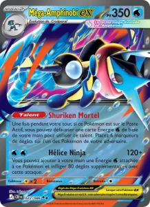 Carte Pokemon Méga-Amphinobi-ex 022/86 Chaos Ascendant