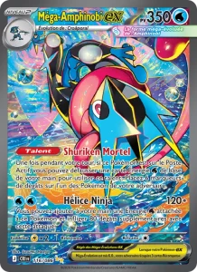 Carte Pokémon Méga-Amphinobi-ex 116 Chaos Ascendant