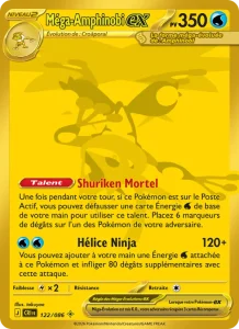 Carte Pokémon Méga-Amphinobi-ex 122 Chaos Ascendant