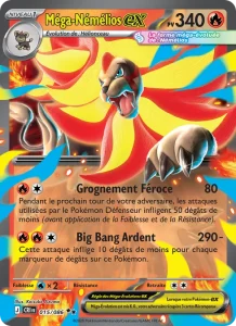 Carte Pokemon Méga-Némélios-ex 015/86 Chaos Ascendant