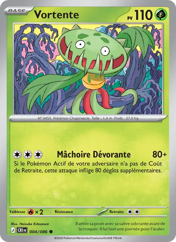 Carte Pokémon Vortente 004/86 – Chaos Ascendant