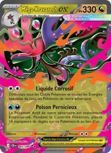 Carte Pokemon Méga-Kravarech-ex 065/86 Chaos Ascendant